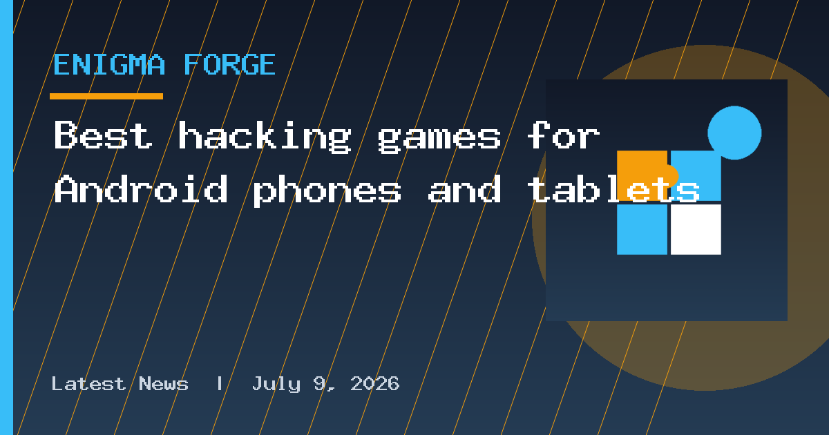Best hacking games for Android phones and tablets