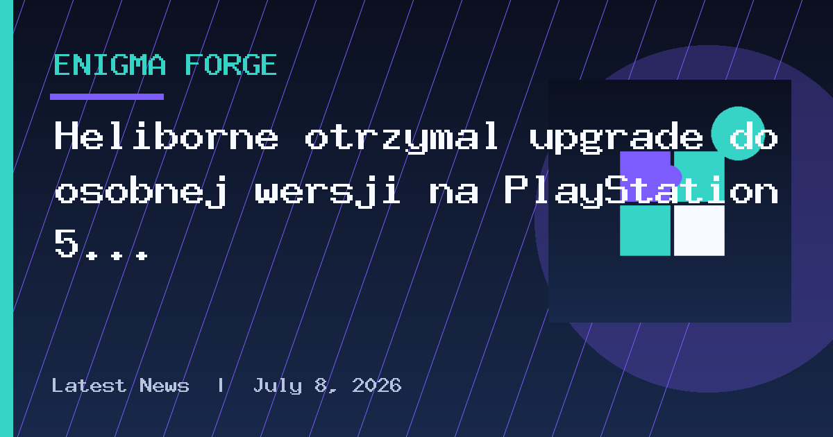 Heliborne otrzymał upgrade do osobnej wersji na PlayStation 5