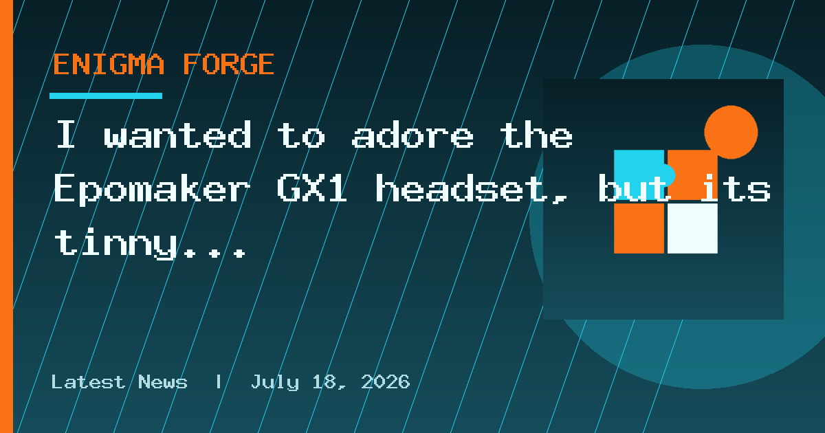 I wanted to adore the Epomaker GX1 headset, but its tinny sound and middling