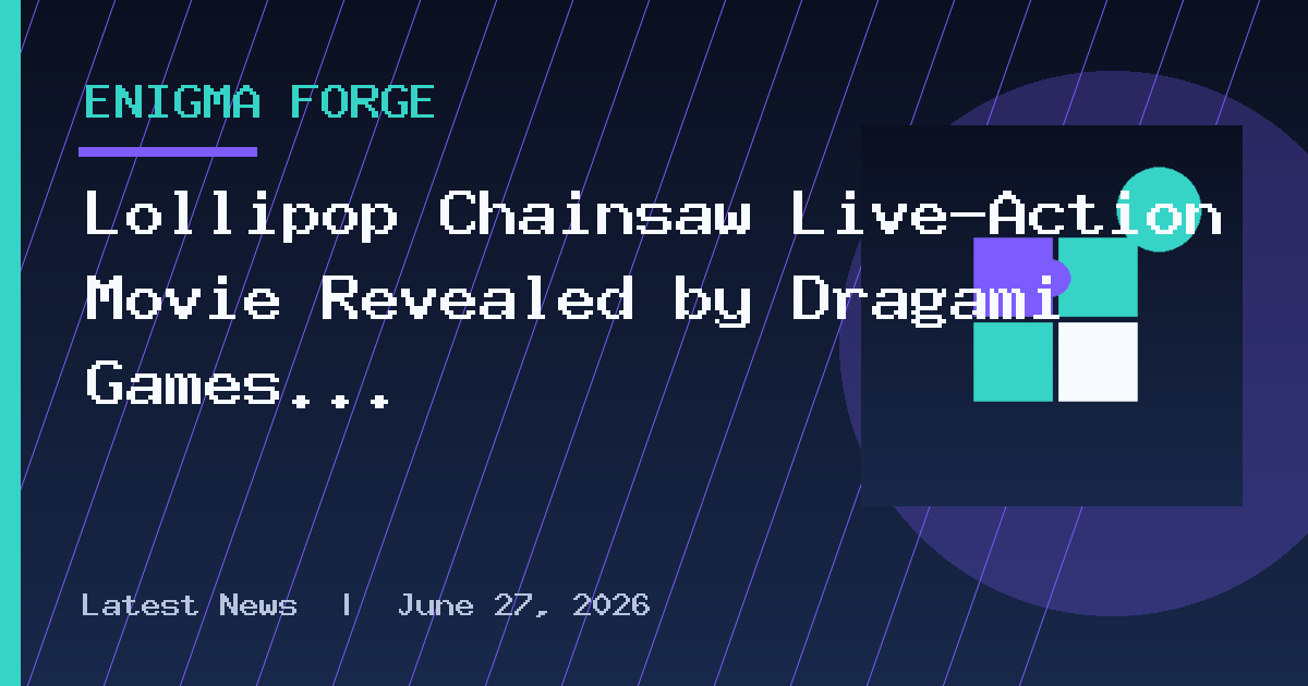 Lollipop Chainsaw Live-Action Movie Revealed by Dragami Games