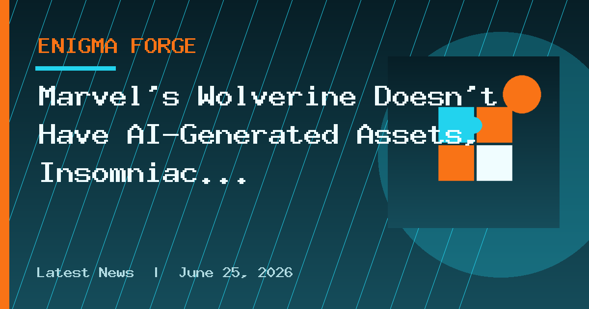 Marvel’s Wolverine Doesn’t Have AI-Generated Assets, Insomniac Clarifies