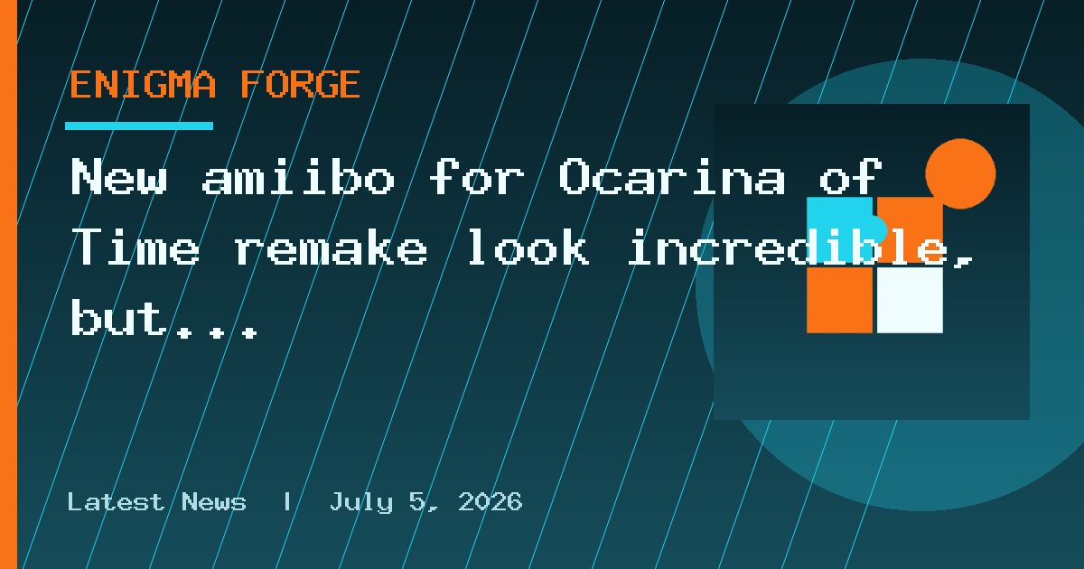 New amiibo for Ocarina of Time remake look incredible, but what they unlock