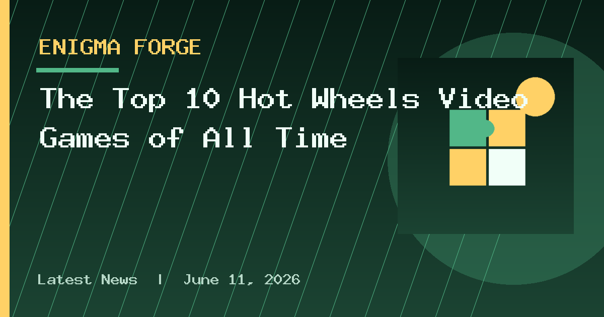 The Top 10 Hot Wheels Video Games of All Time