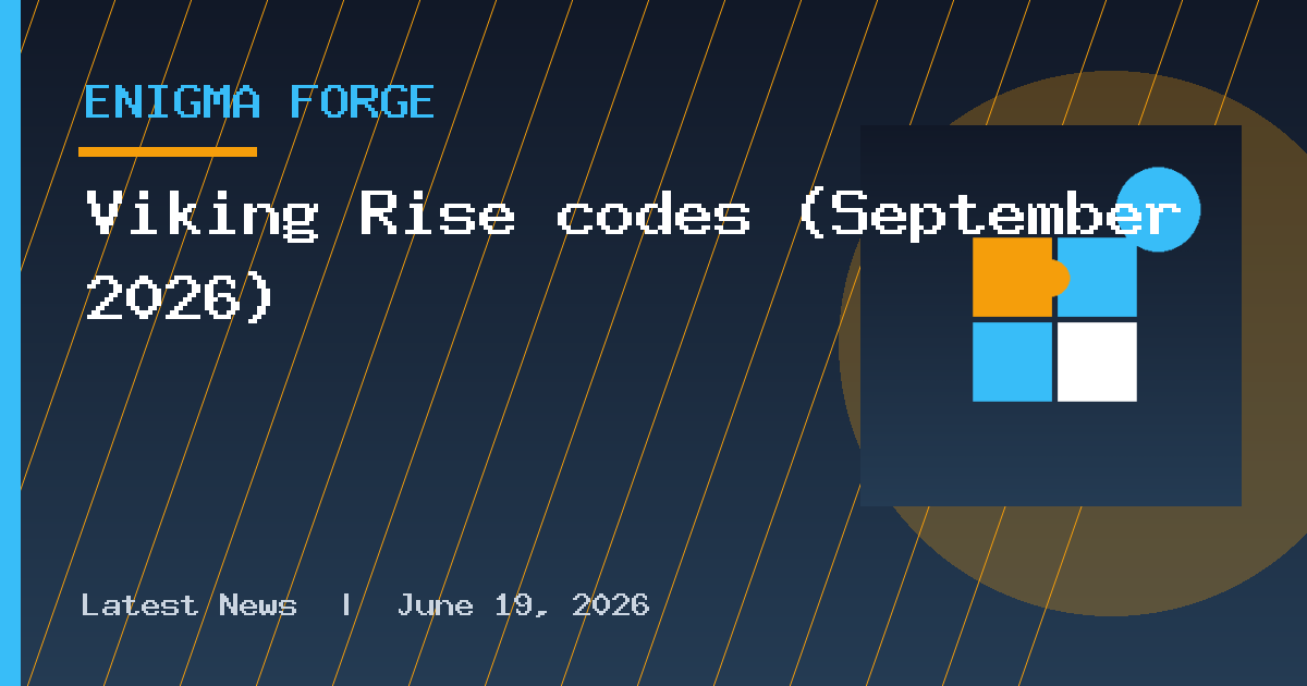 Viking Rise codes (September 2026)