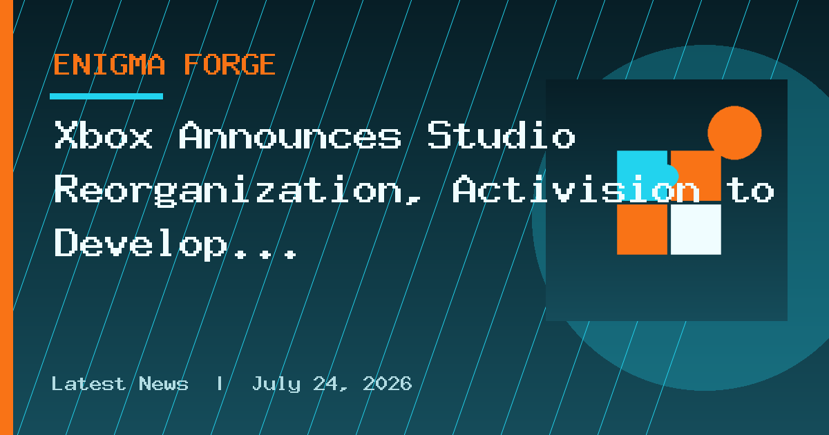 Xbox Announces Studio Reorganization, Activision to Develop Next Halo Game